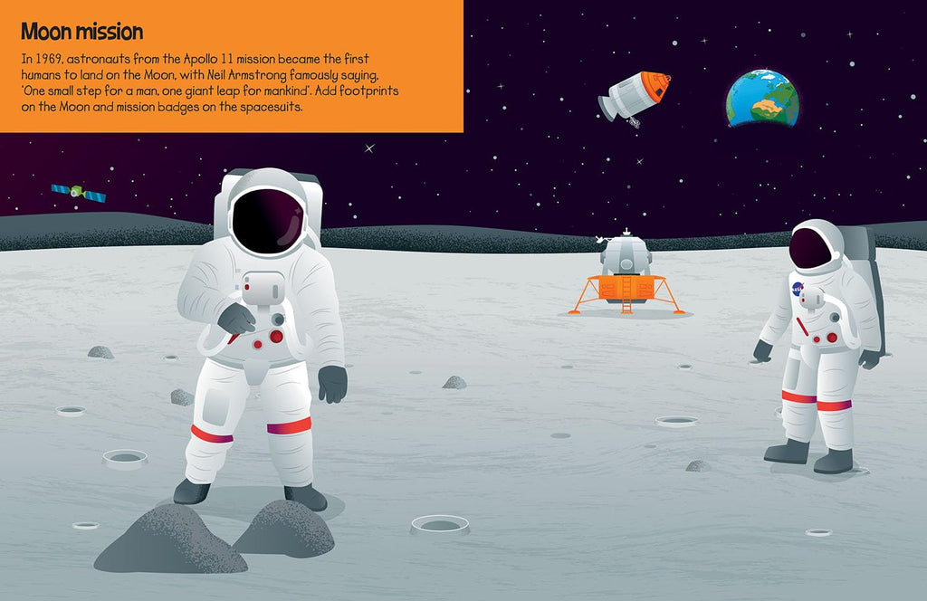 555 Sticker fun Space book - Daisy Park