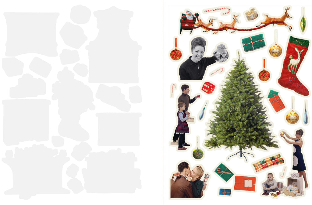 Christmas Collage Kit: Cut up this book - Daisy Park