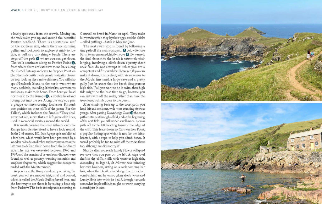 Wild swimming walks: Cornwall book - Daisy Park