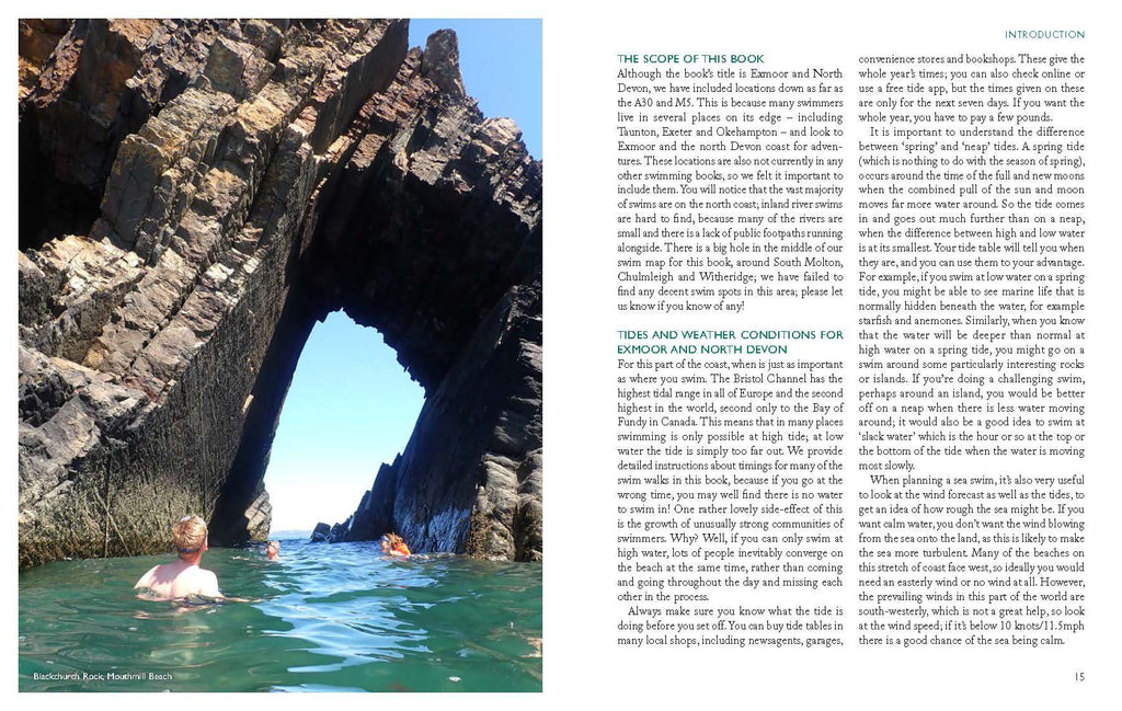 Wild swimming walks: Exmoor & North Devon book - Daisy Park