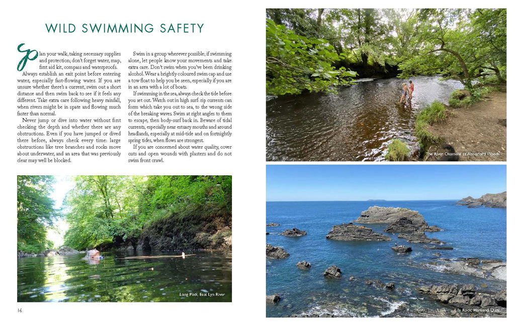 Wild swimming walks: Exmoor & North Devon book - Daisy Park