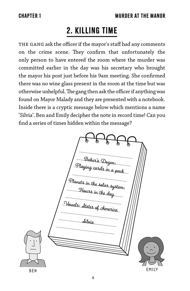 Cosy mystery puzzle book - Murder Mayor/Malady - Daisy Park