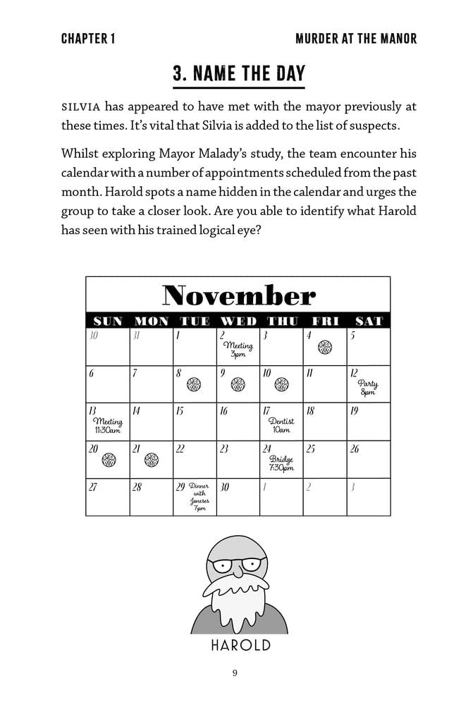 Cosy mystery puzzle book - Murder Mayor/Malady - Daisy Park