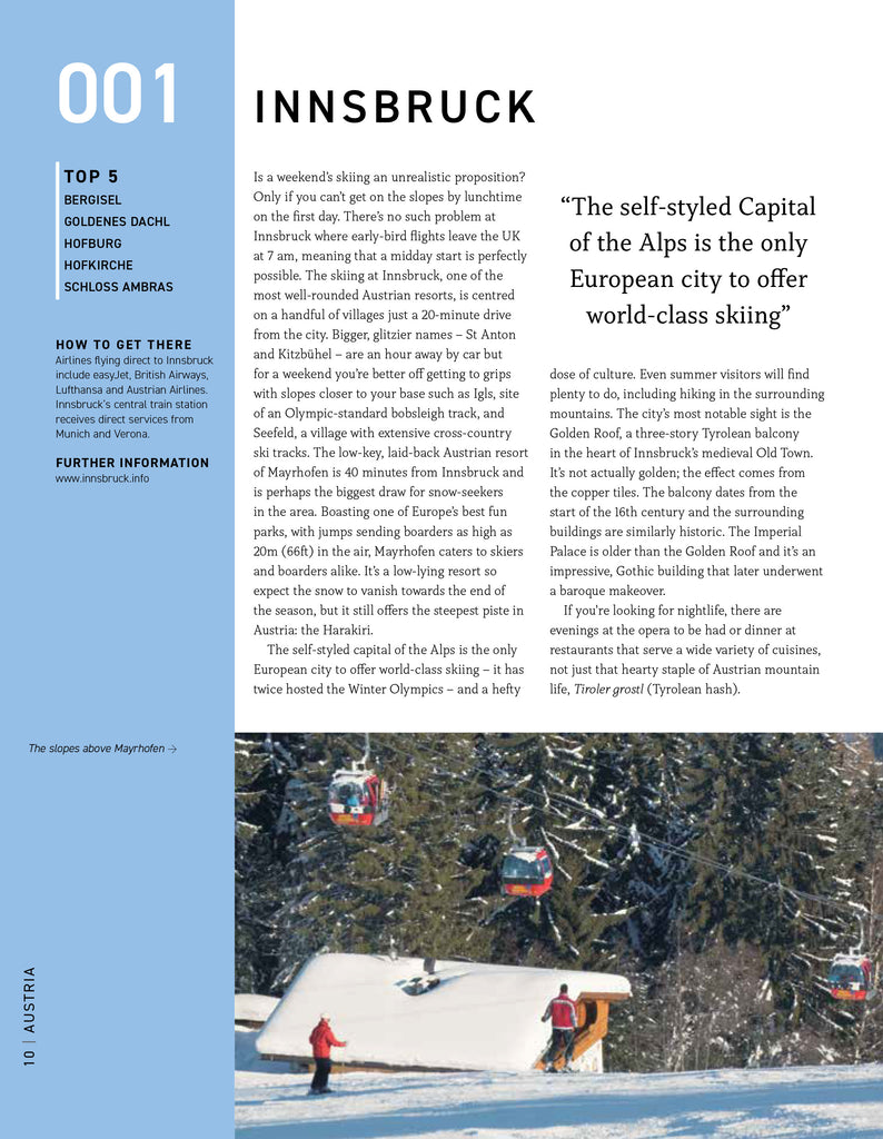 101 weekends in Europe book - Daisy Park