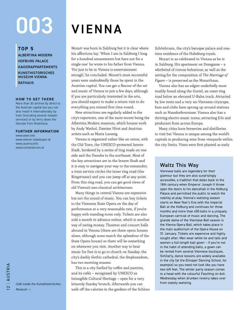 101 weekends in Europe book - Daisy Park