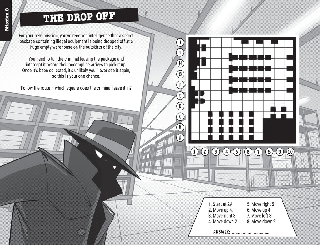 Top secret spy puzzle book - Daisy Park