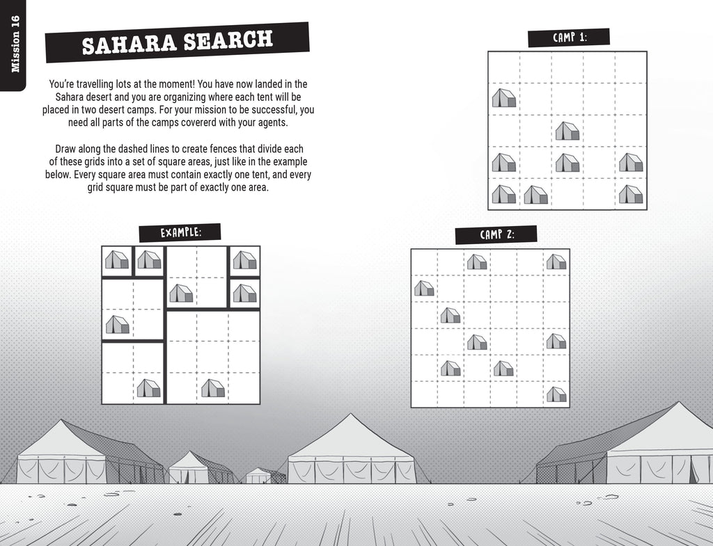 Top secret spy puzzle book - Daisy Park