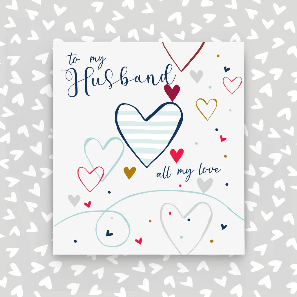 To my Husband - all my love card - Daisy Park