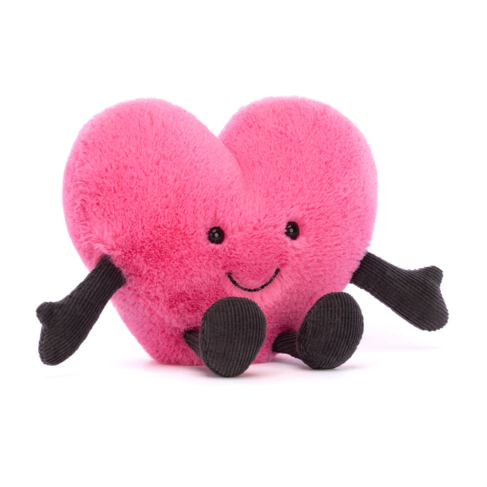 Jellycat amusable pink heart large - Daisy Park