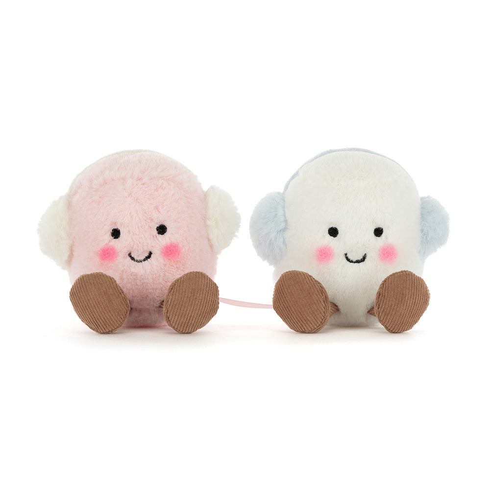 Jellycat Amuseable Toastie Pink and White marshmallows - Max 1 per person - Daisy Park