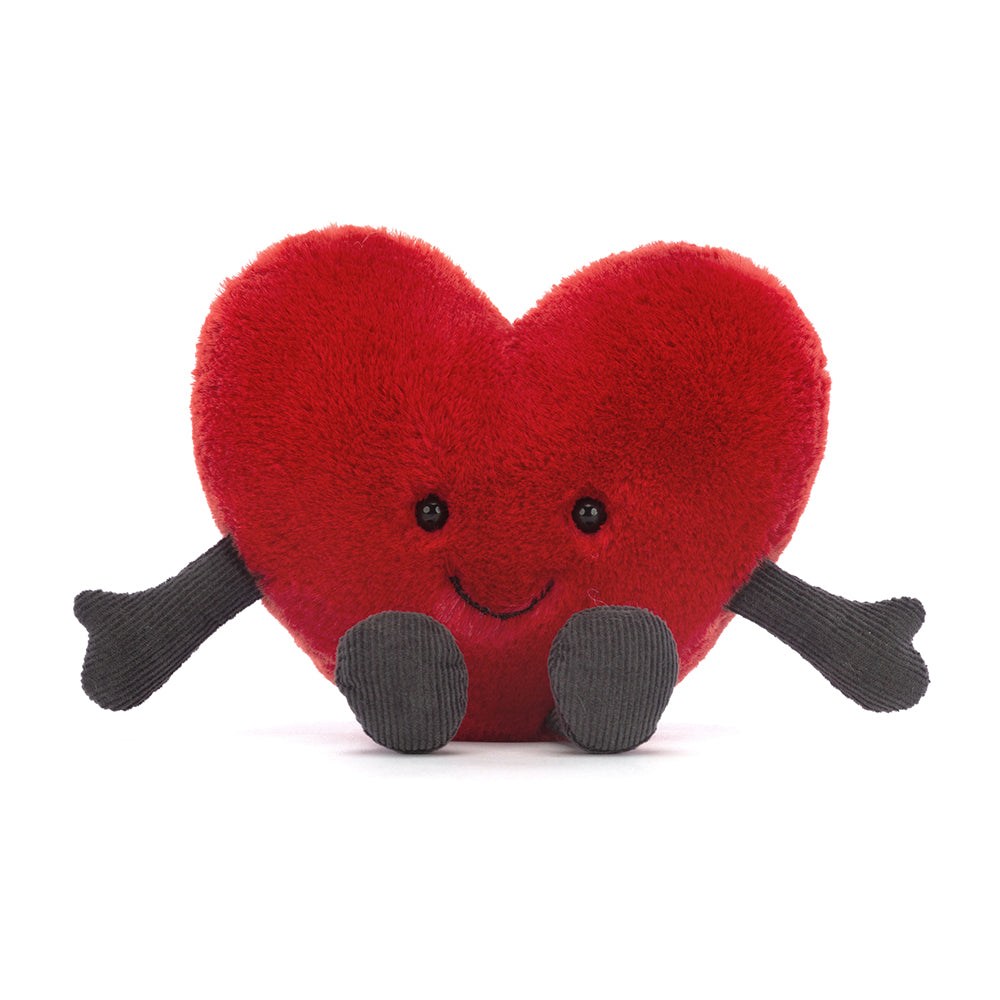 Jellycat amusable red heart small - Daisy Park
