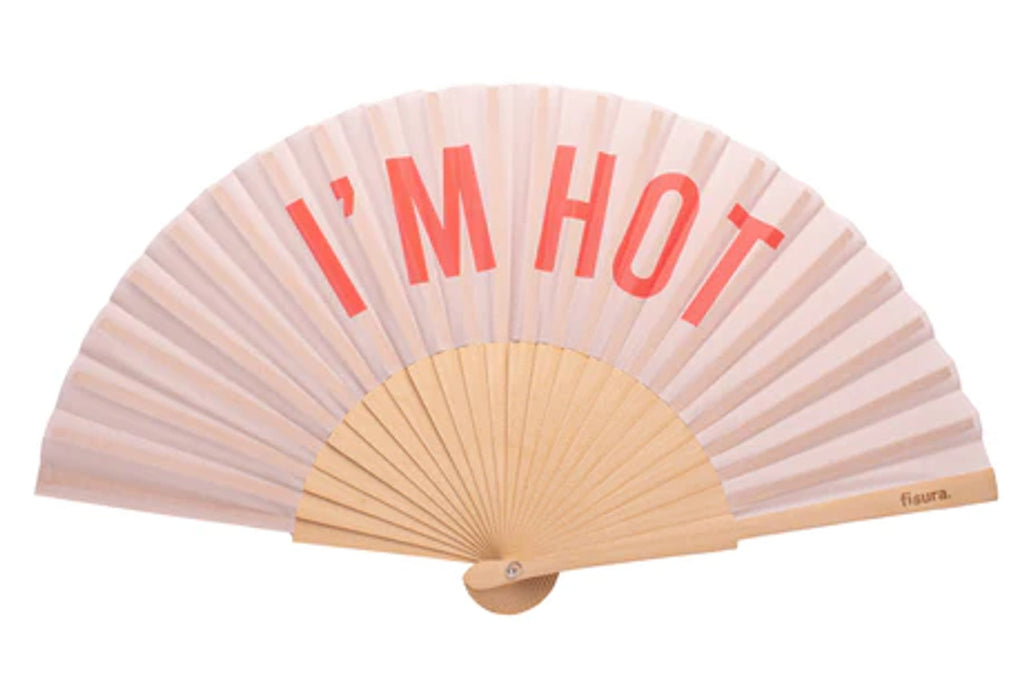 Hand fan 'I'm hot' - Daisy Park