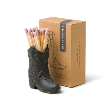 Cowboy boot match holder - pink, white or black - Daisy Park