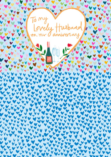To my lovely Husband on our Anniversary card - Daisy Park