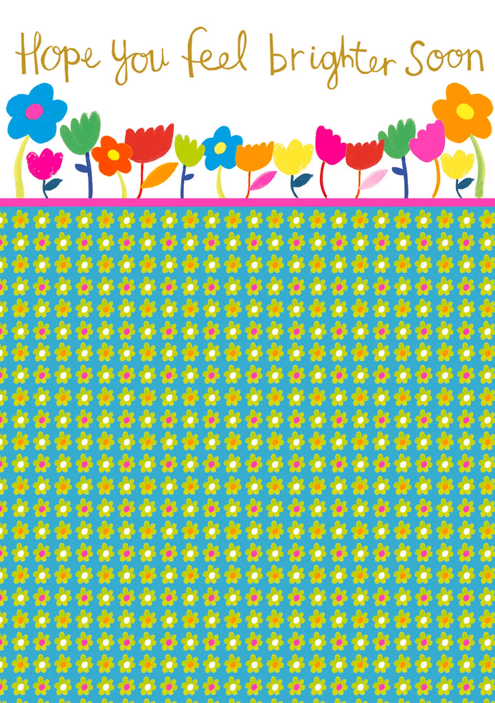 Feel Brighter soon card - Daisy Park