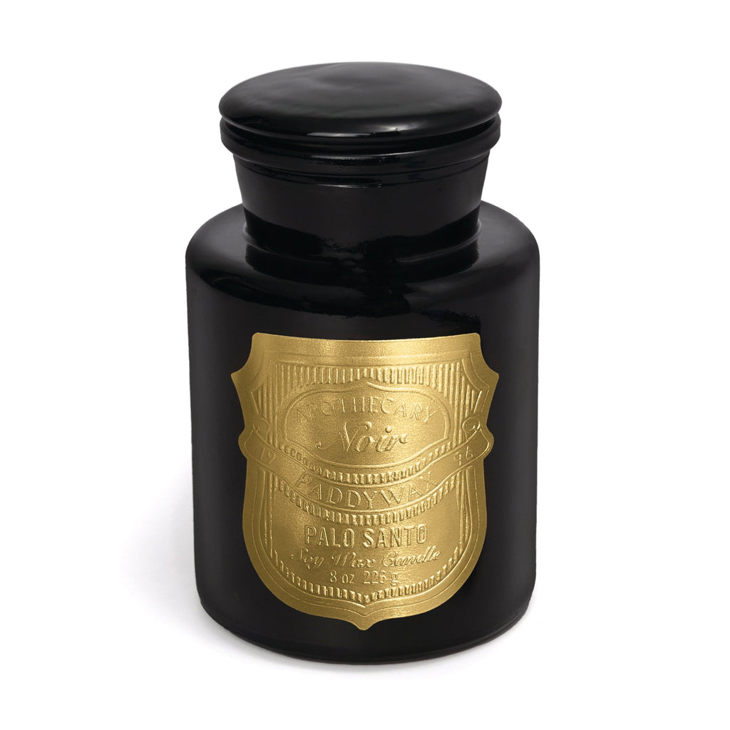Apothecary Noir glass jar candle - Palo Santo - Daisy Park