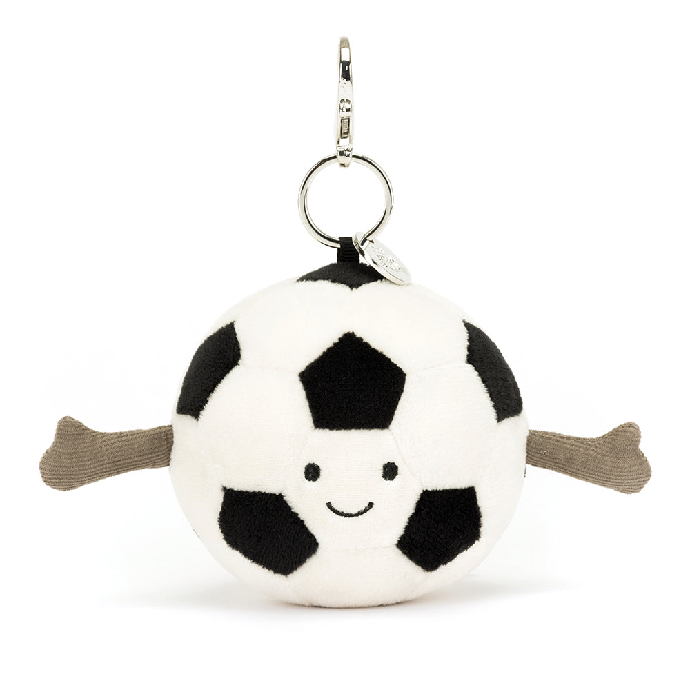 Jellycat Sports football bag charm - Daisy Park