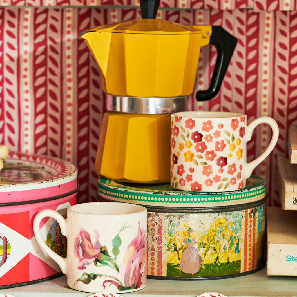 Emma Bridgewater A thousand flowers espresso mug - Daisy Park