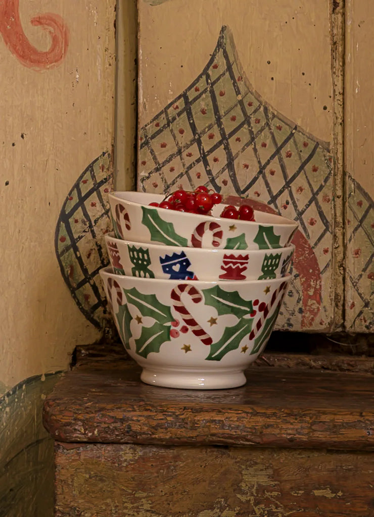 Emma Bridgewater Candy Canes small old bowl - Daisy Park