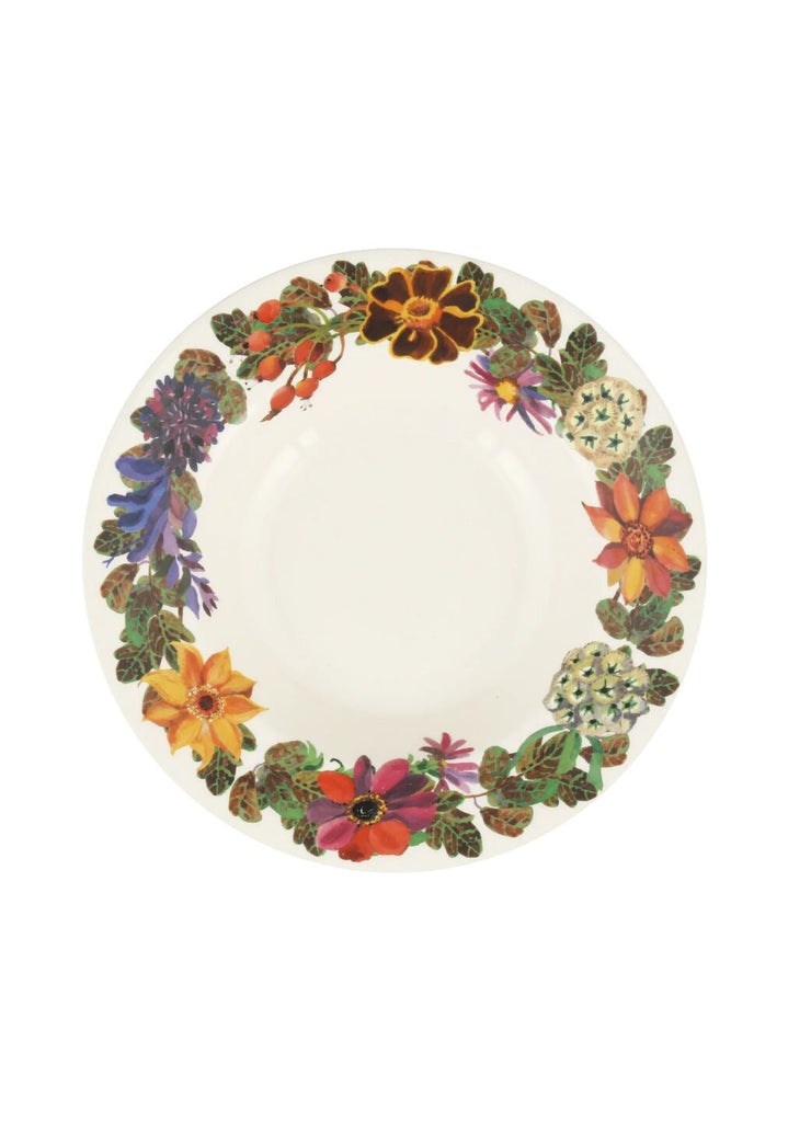 Emma Bridgewater Autumn Flowers soup plate - Daisy Park