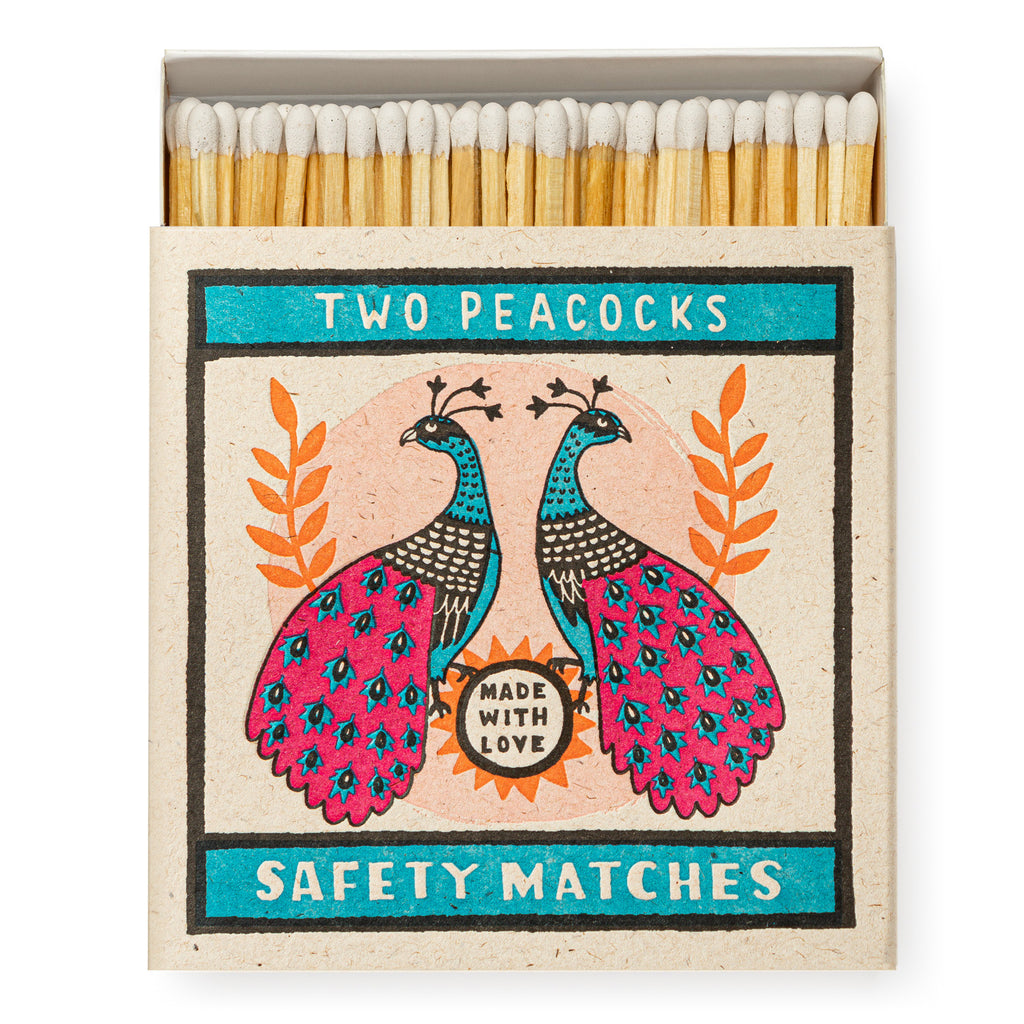 Two peacocks box of matches - Daisy Park