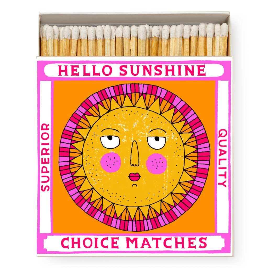 Hello Sunshine box of matches - Daisy Park