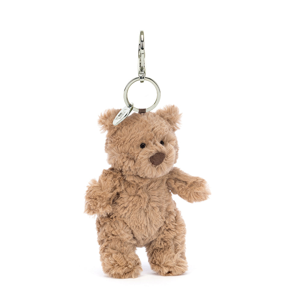 Jellycat Bartholomew bear bag charm - Daisy Park