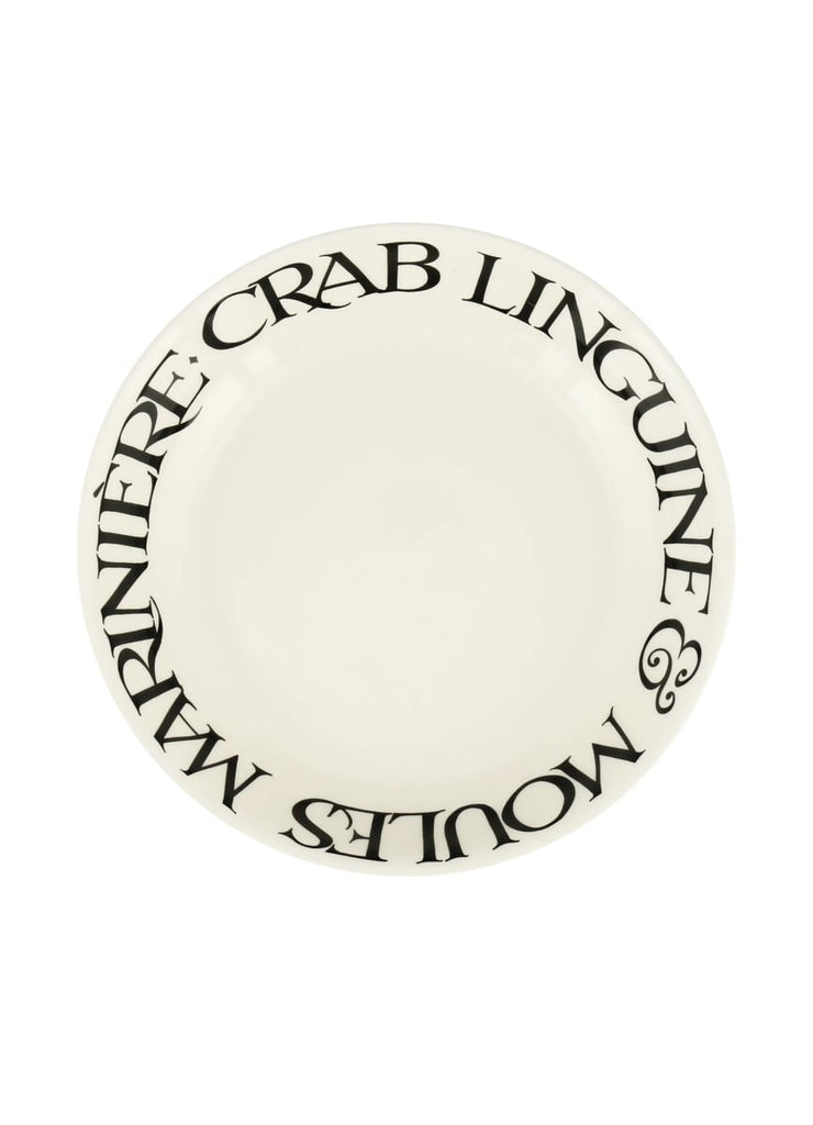 Emma Bridgewater Black toast Crab Linguine medium pasta bowl - Daisy Park