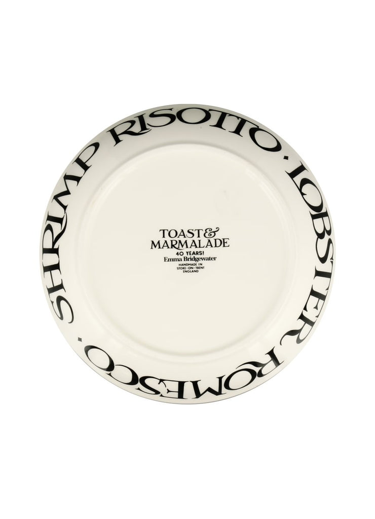 Emma Bridgewater Black toast Crab Linguine medium pasta bowl - Daisy Park