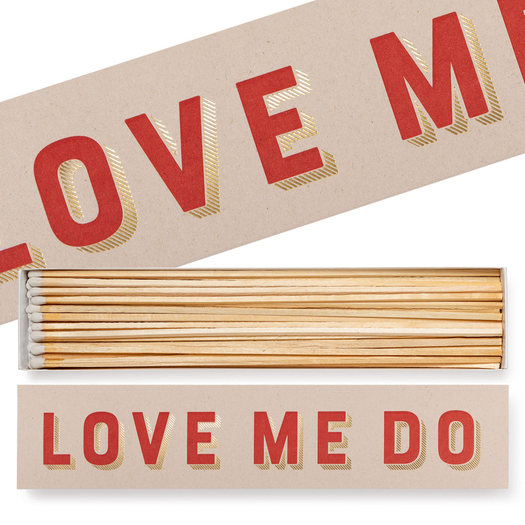 Love me do matches box of matches - Daisy Park