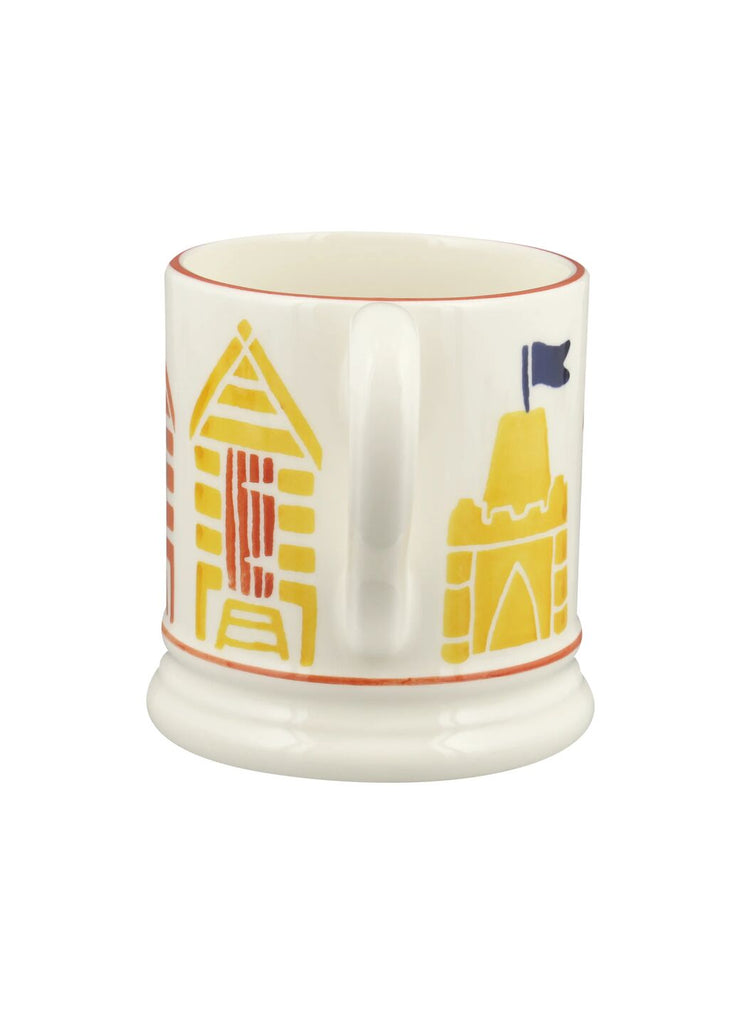 Emma Bridgewater Beach hut 1/2pint mug - Daisy Park