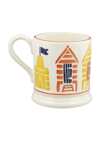 Emma Bridgewater Beach hut 1/2pint mug - Daisy Park