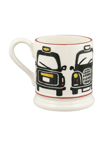 Emma Bridgewater Black cab 1/2 Pint Mug - Daisy Park