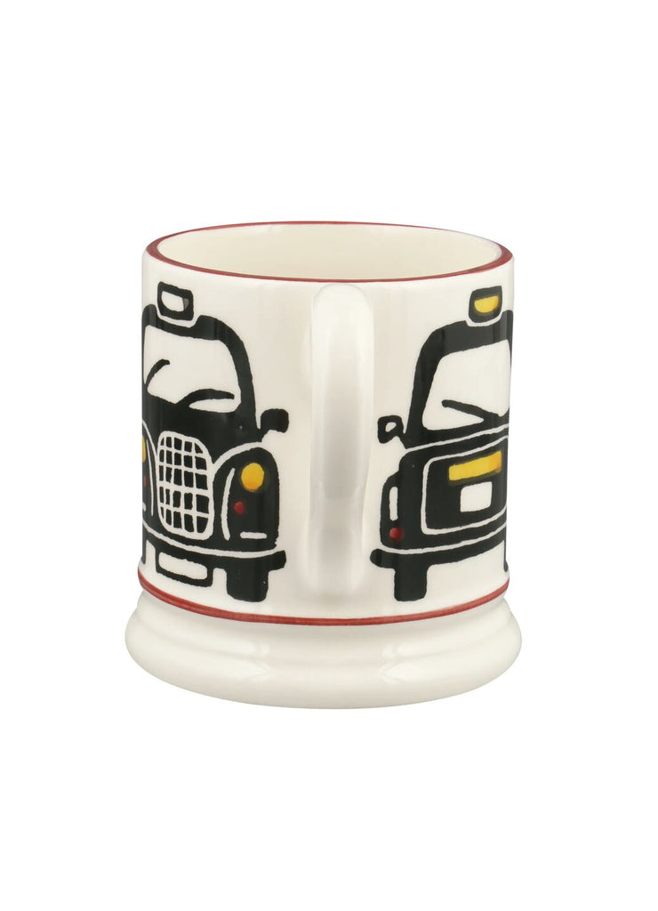 Emma Bridgewater Black cab 1/2 Pint Mug - Daisy Park