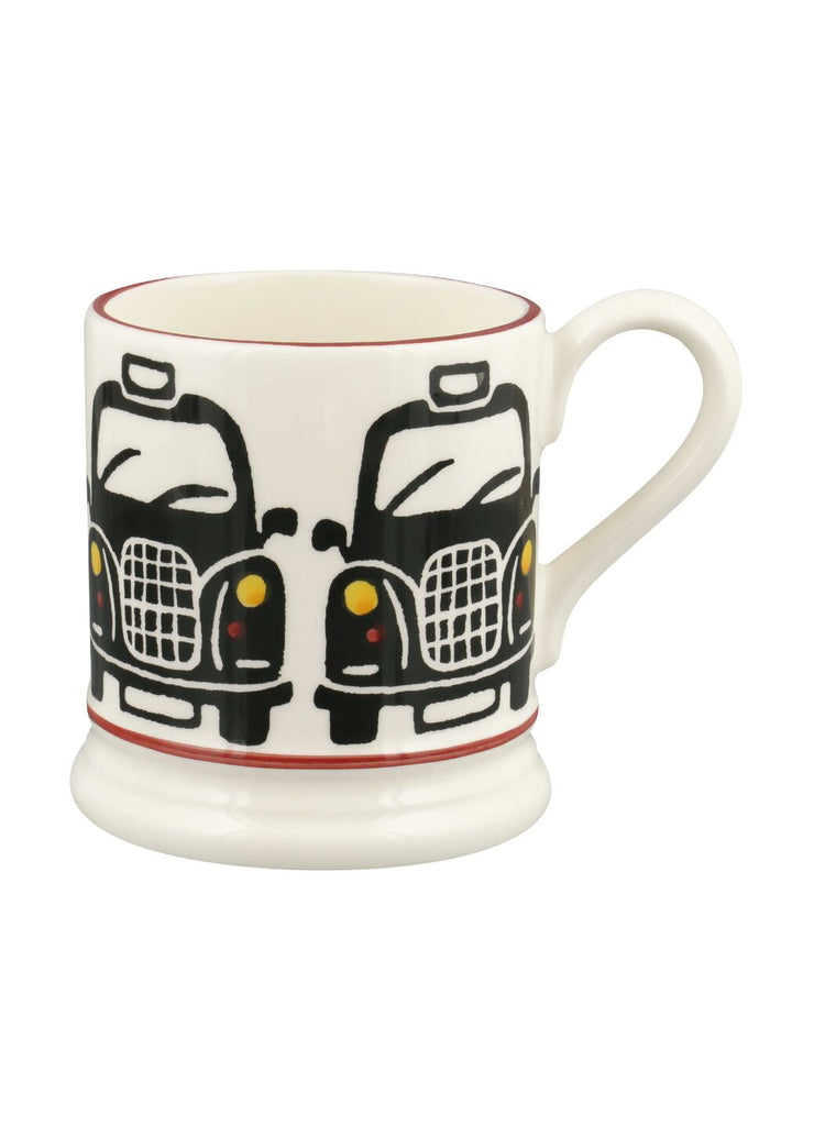 Emma Bridgewater Black cab 1/2 Pint Mug - Daisy Park