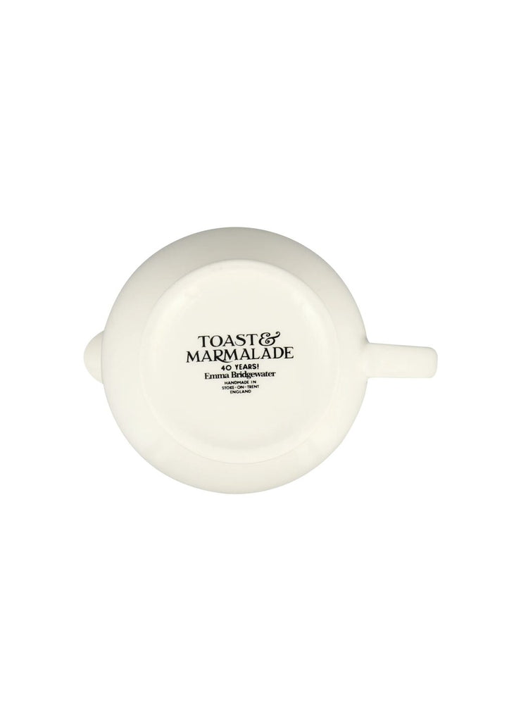 Emma Bridgewater Black toast Jersey Cream 1/2pt jug - Daisy Park