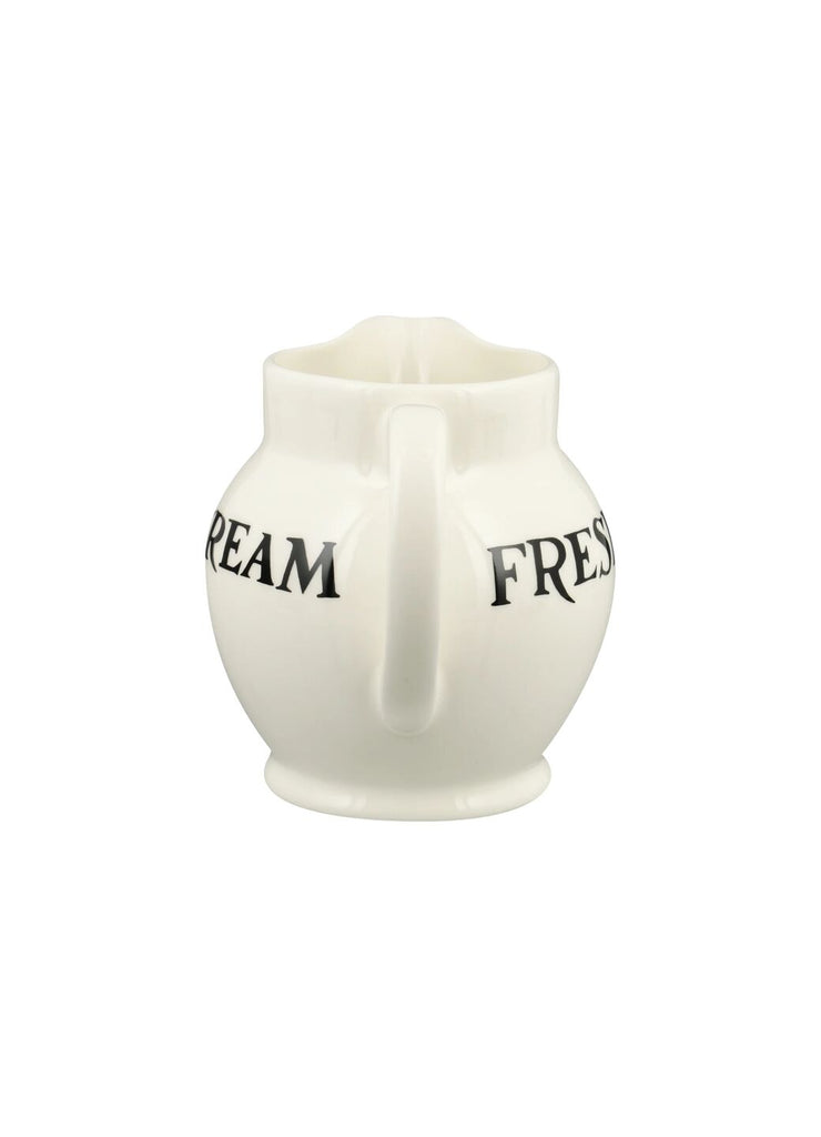 Emma Bridgewater Black toast Jersey Cream 1/2pt jug - Daisy Park