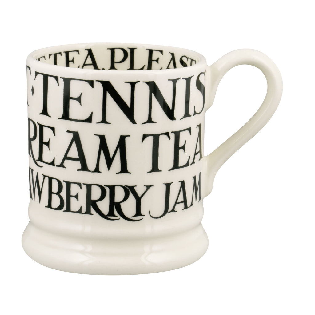 Emma Bridgewater Black Toast Cream tea 1/2 Pint Mug - Daisy Park