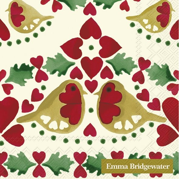 Emma Bridgewater Christmas joy cocktail napkins - Daisy Park
