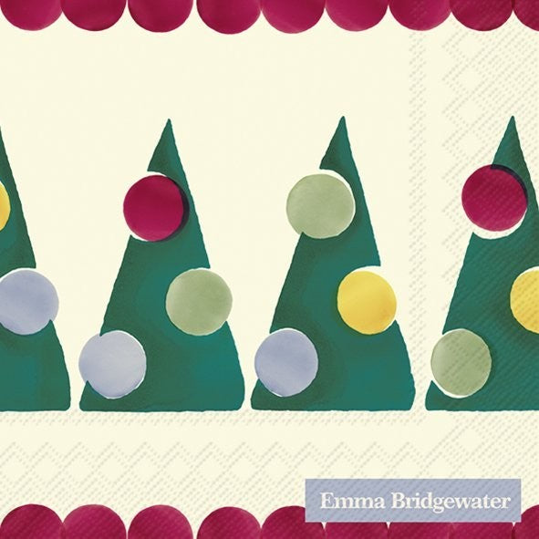 Emma Bridgewater Polka Trees cocktail napkins - Daisy Park