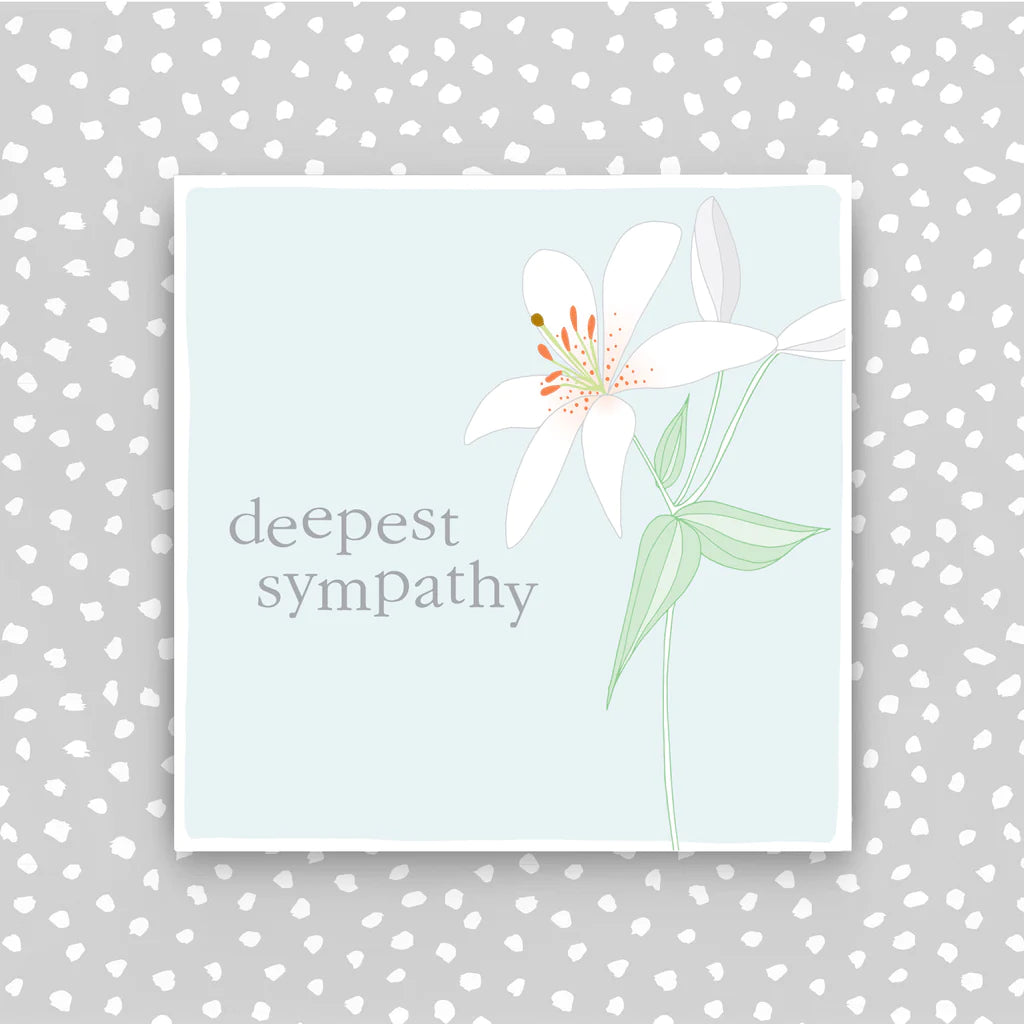 Deepest Sympathy card - Daisy Park