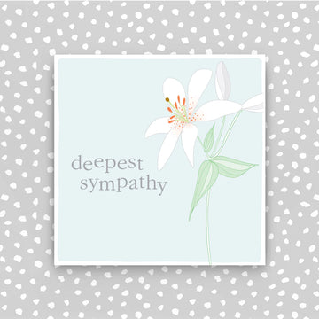 Deepest Sympathy card - Daisy Park