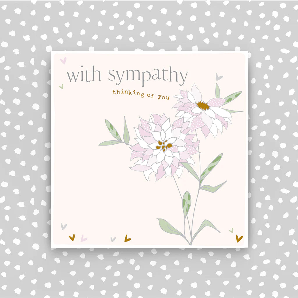 With Sympathy card - Daisy Park