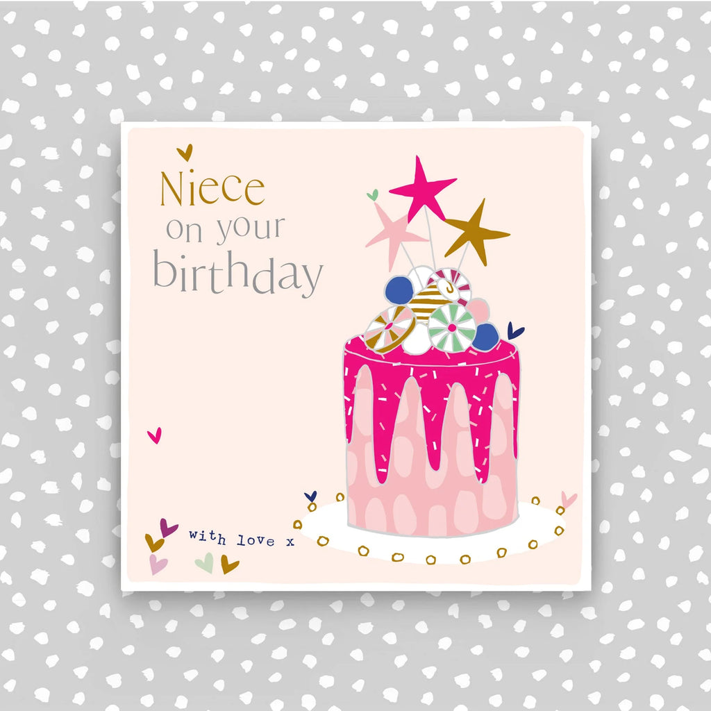 Happy Birthday Niece cake card - Daisy Park