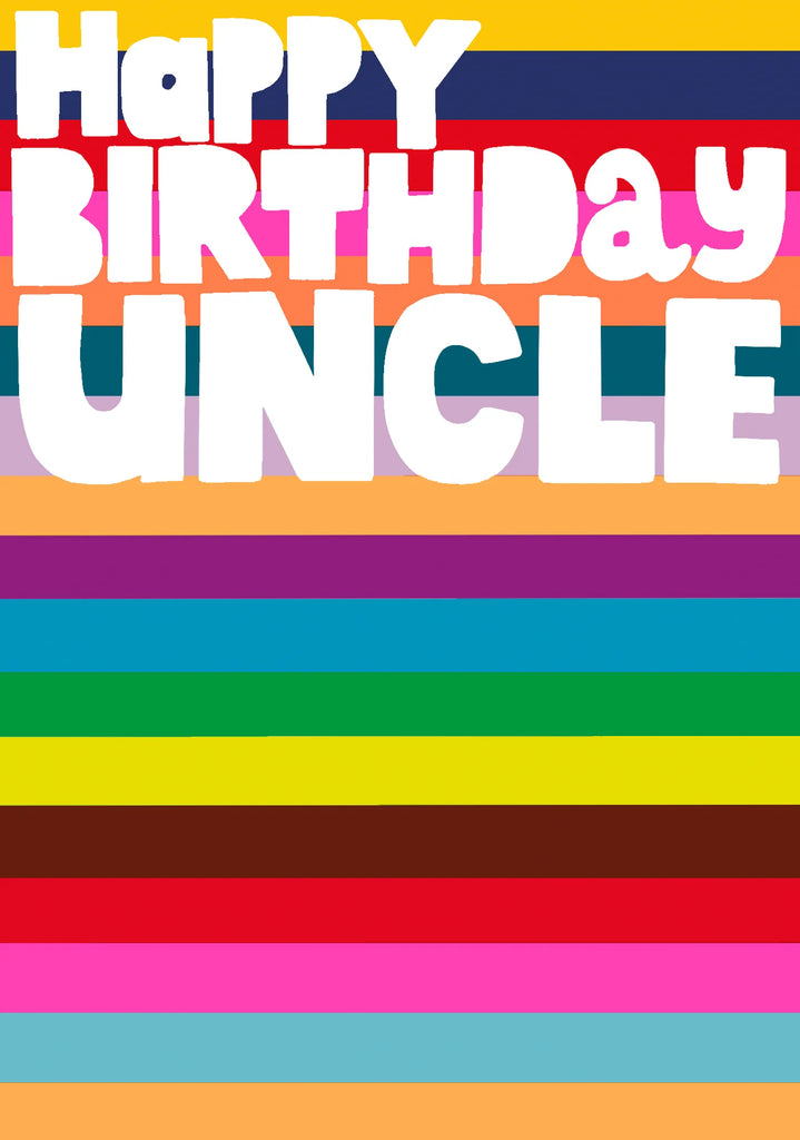 Happy Birthday Uncle Card - Daisy Park