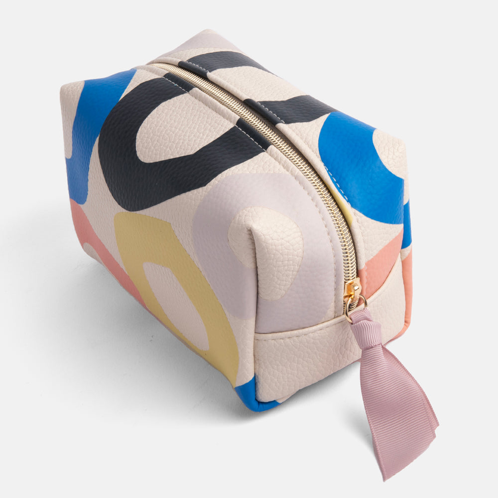 Multi Loop cube cosmetic bag - Daisy Park