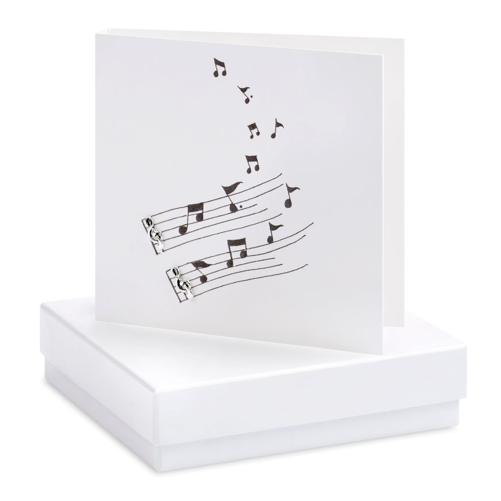 Boxed Musical earring card - Daisy Park