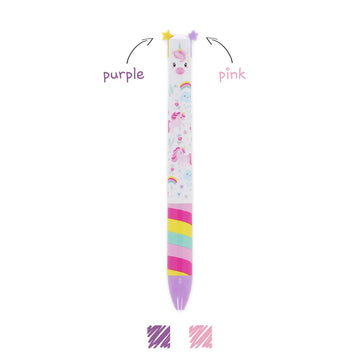 Click & Clack two colour Unicorn pen - Daisy Park