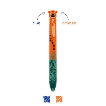 Click & Clack two colour Tiger pen - Daisy Park