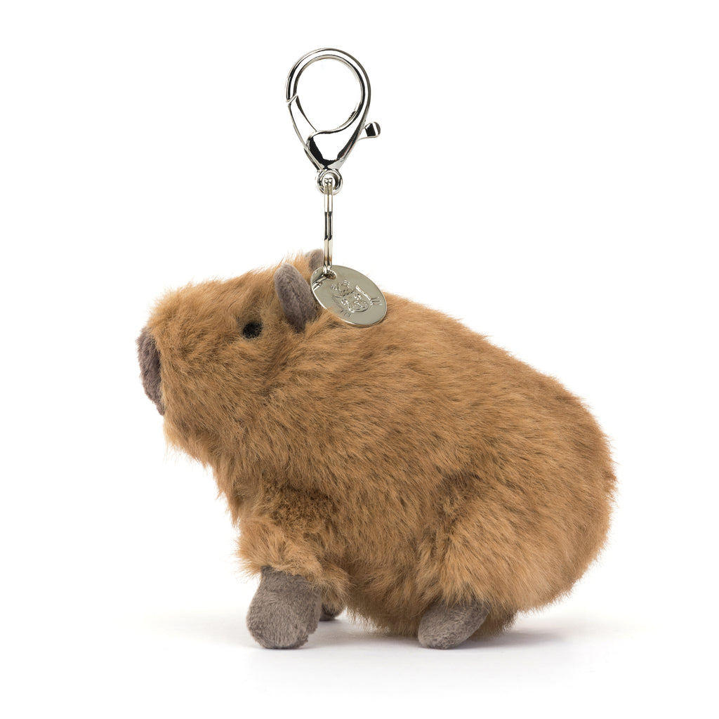 Jellycat Clyde Capybara bag charm - Daisy Park